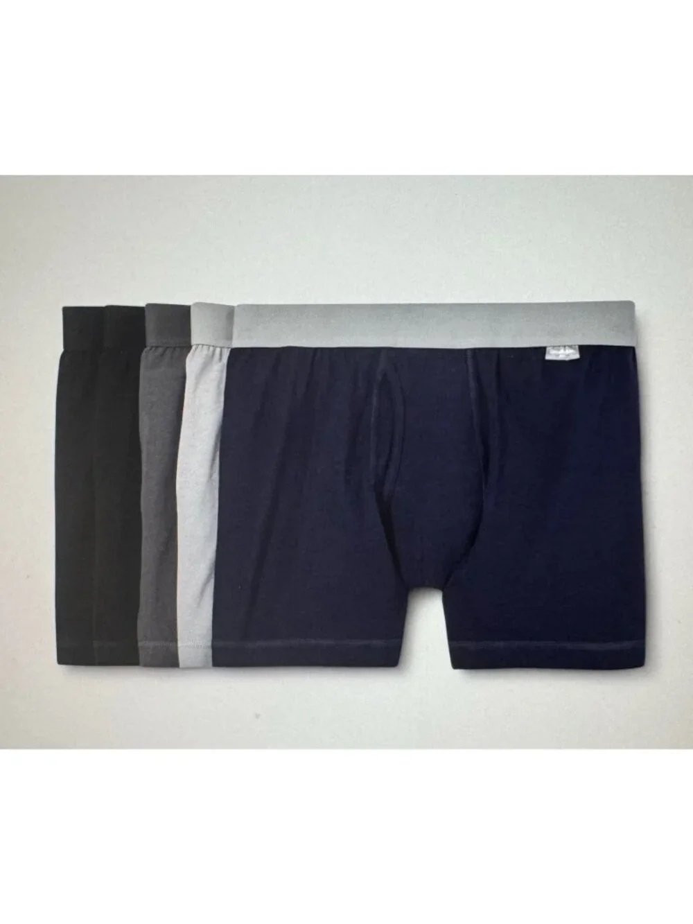 Goodfellow & Co Men's Knit Boxers 5pk Black/Gray/Navy SIZE L (36/38) NWT